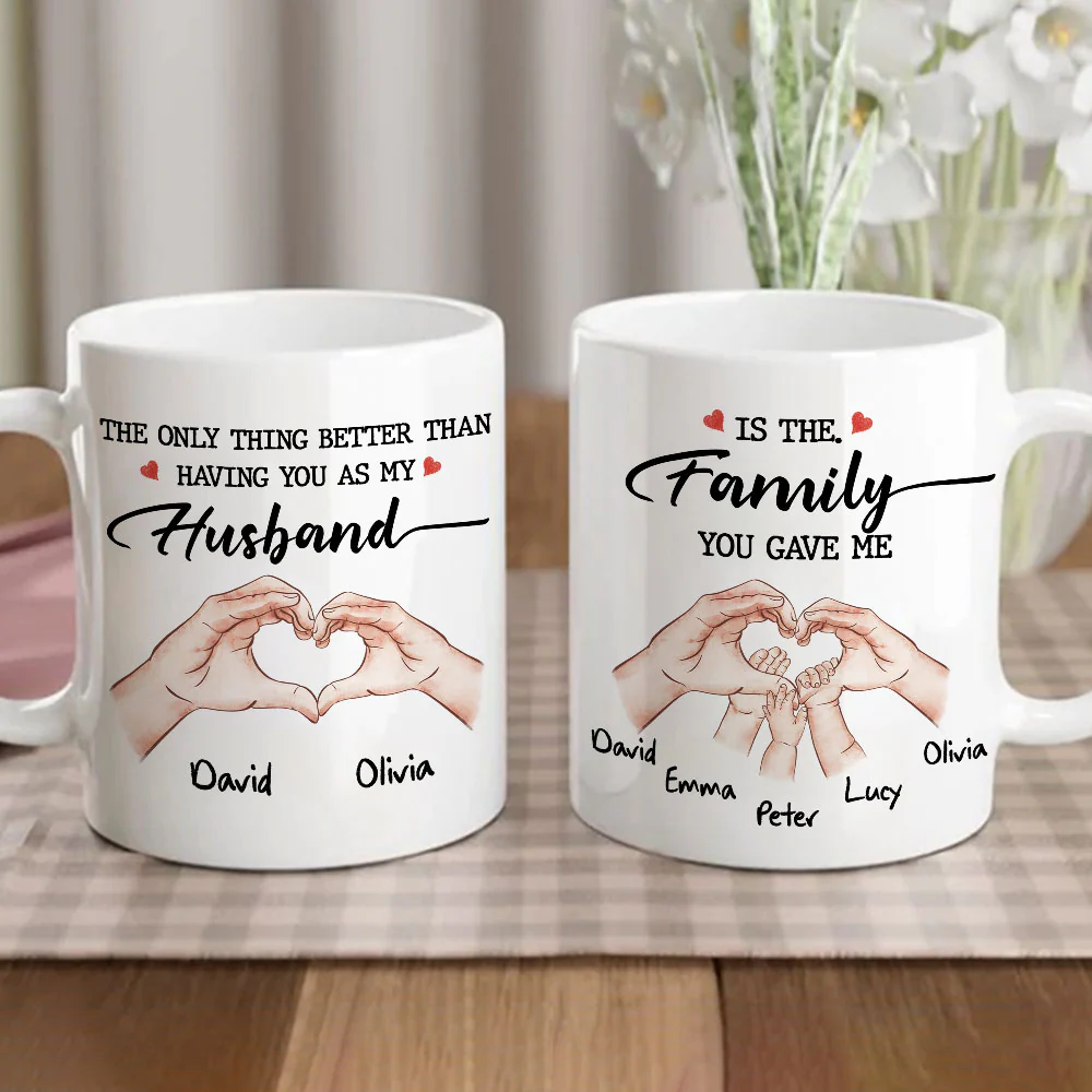 The Only Thing Better Husband Dad - Personalized Custom Coffee Mug - Image 4