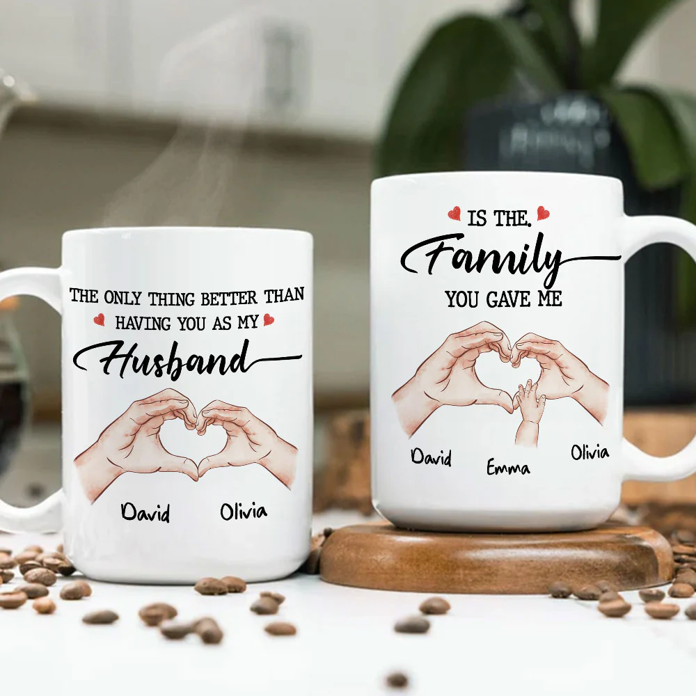 The Only Thing Better Husband Dad - Personalized Custom Coffee Mug - Image 5