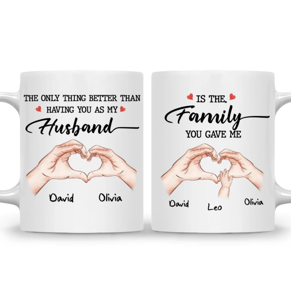 The Only Thing Better Husband Dad - Personalized Custom Coffee Mug - Image 8