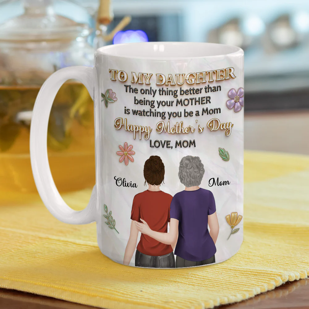The Only Thing Better - Personalized Custom 3D Effect Mug - Image 3