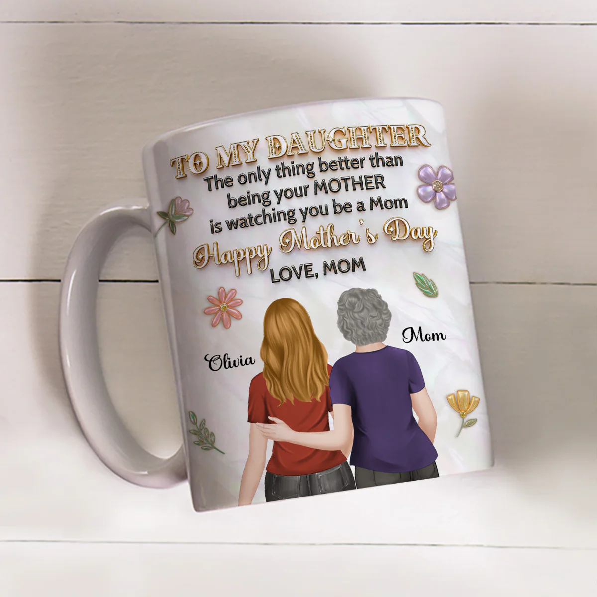 The Only Thing Better - Personalized Custom 3D Effect Mug - Image 4