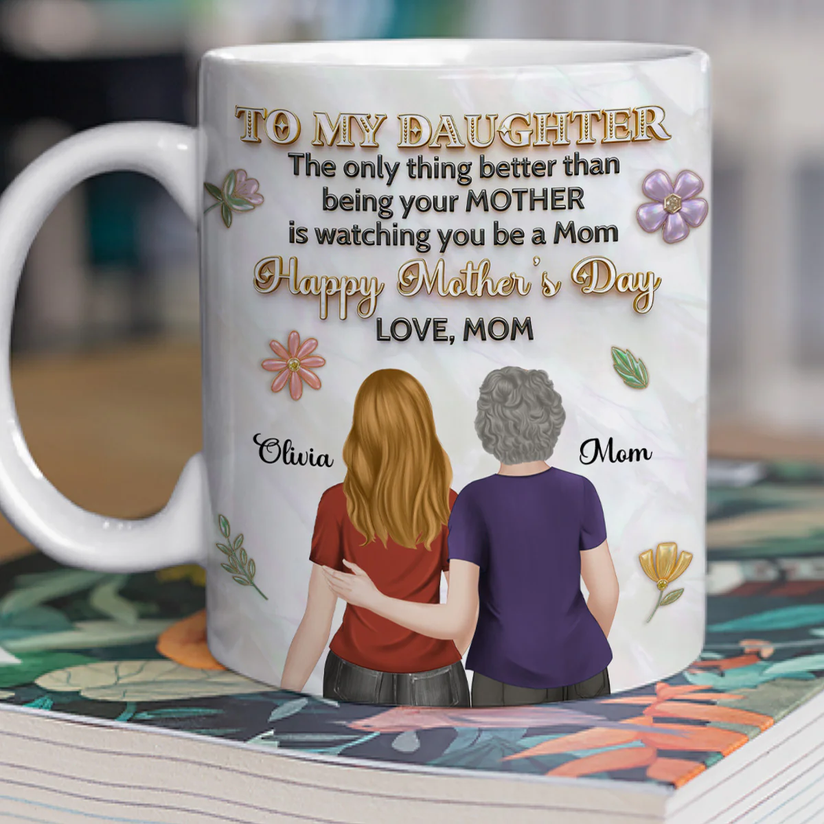 The Only Thing Better - Personalized Custom 3D Effect Mug - Image 5