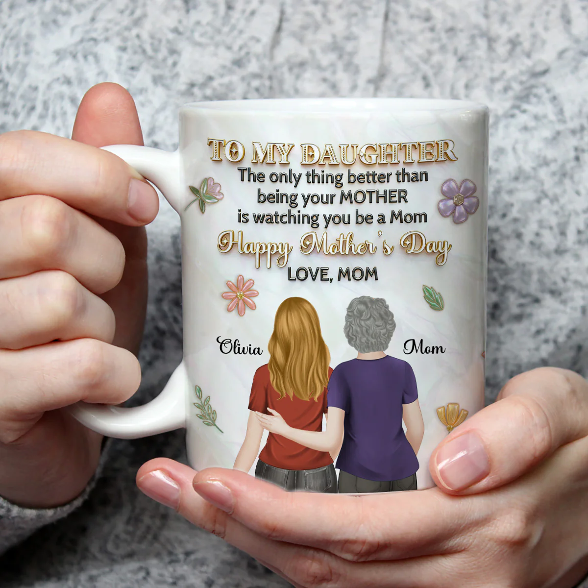 The Only Thing Better - Personalized Custom 3D Effect Mug - Image 6