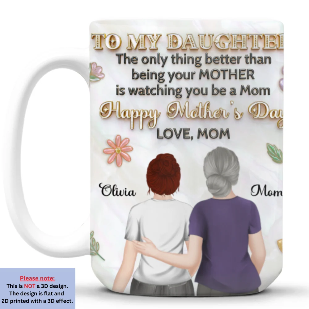 The Only Thing Better - Personalized Custom 3D Effect Mug - Image 9