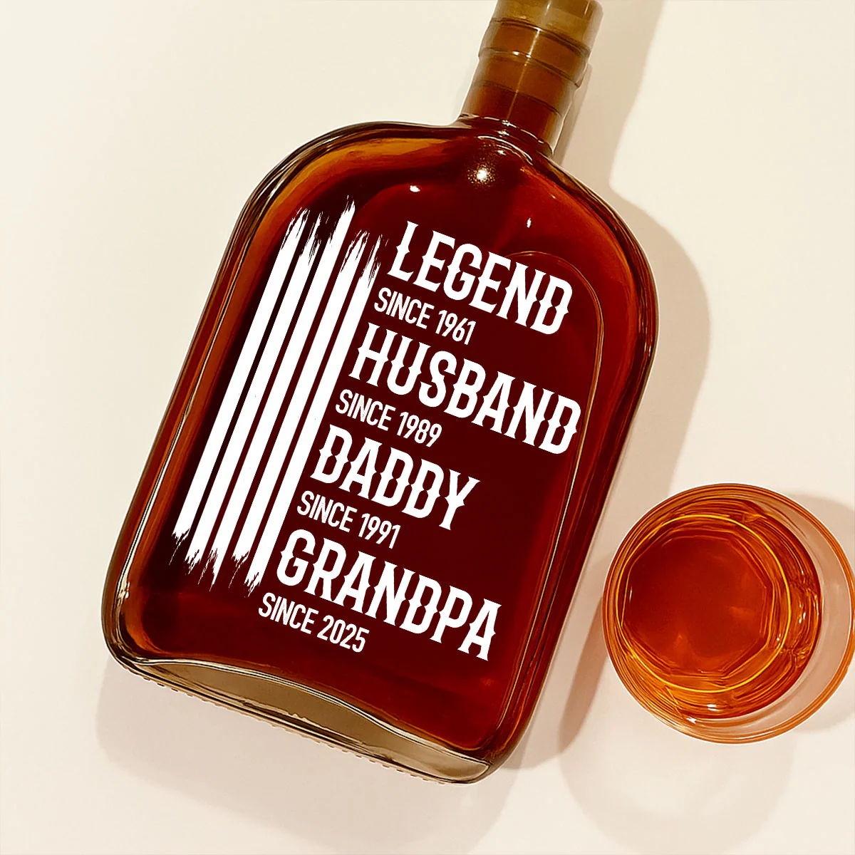 The Original Legend - Personalized Custom Spirits Decanter - Image 2