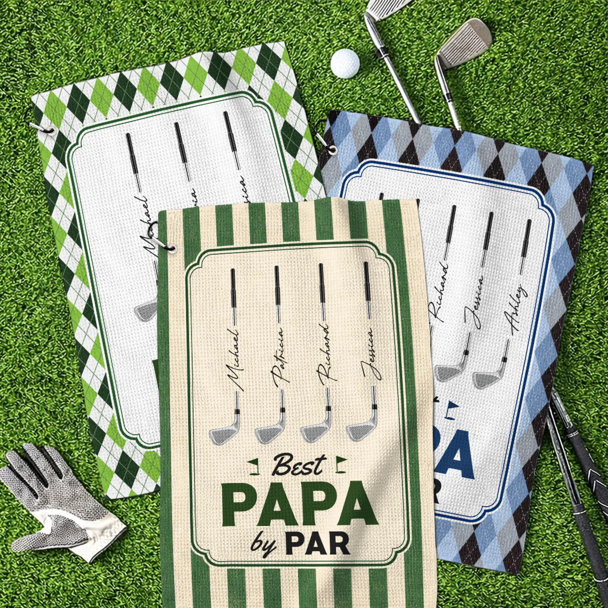 The Par Real High - Personalized Custom Golf Towel - Image 2