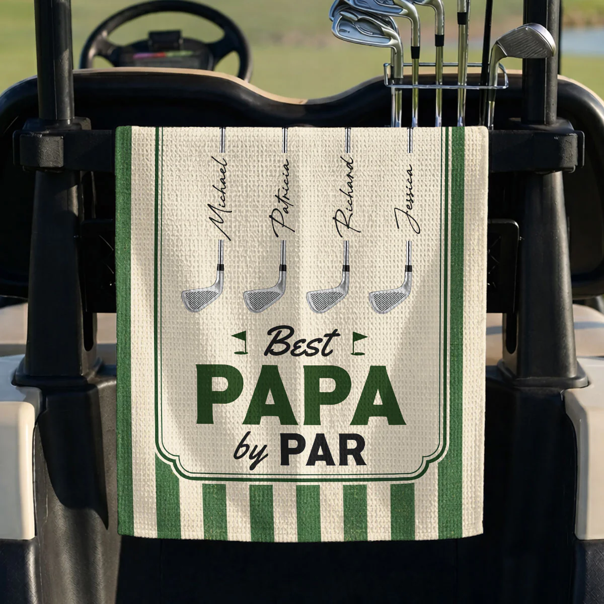 The Par Real High - Personalized Custom Golf Towel - Image 5
