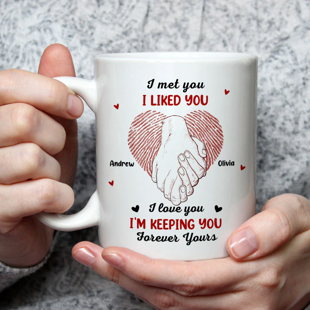 The Perfect Hand - Personalized Custom Coffee Mug - Image 2