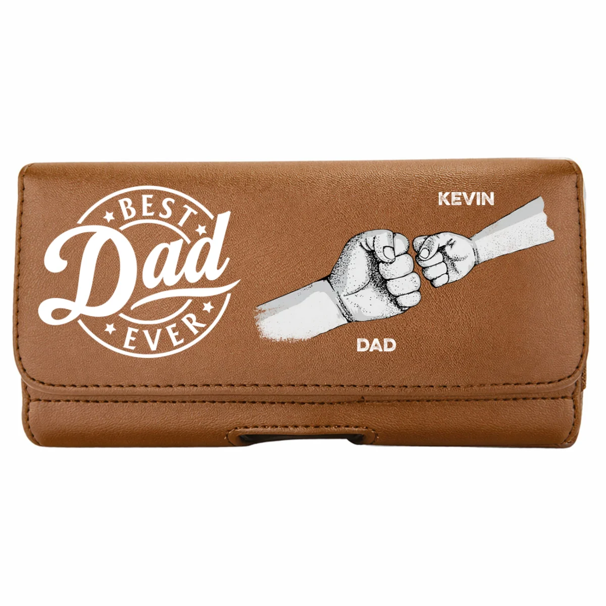 The Power Of Love - Personalized Custom Leather Phone And Card Holster - Image 10