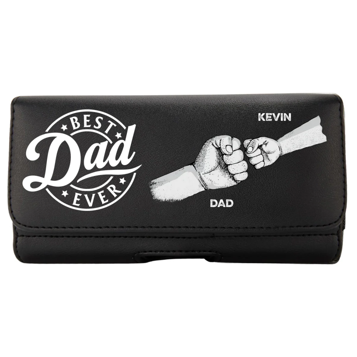 The Power Of Love - Personalized Custom Leather Phone And Card Holster - Image 11