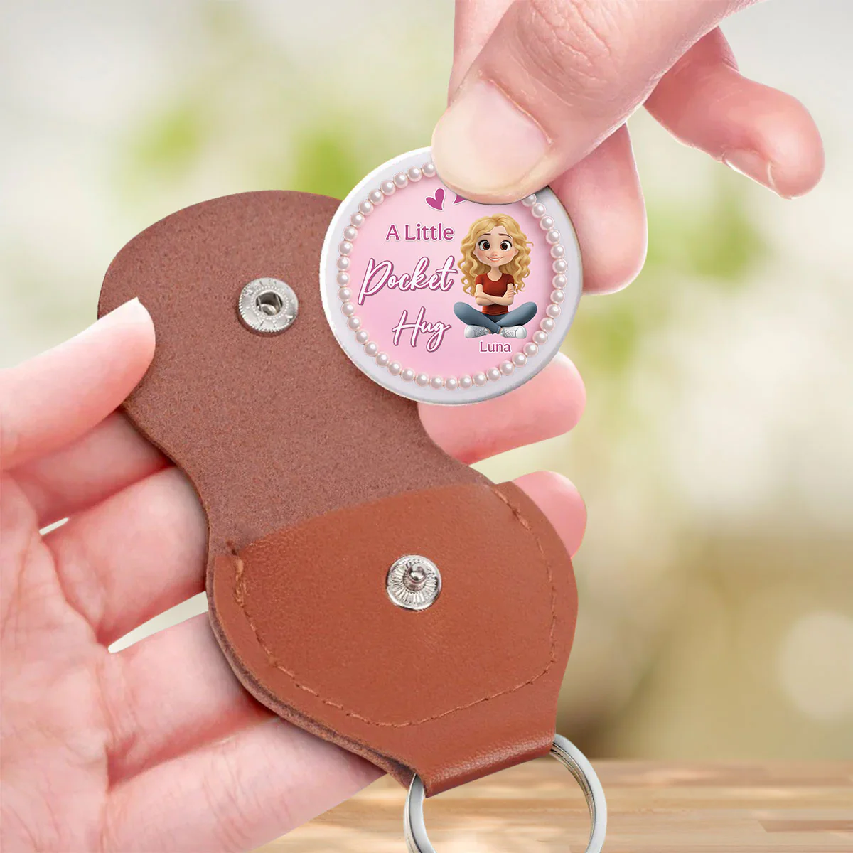 The Reminder You Will Need - Personalized Custom 3D Effect Pocket Hug - Image 3