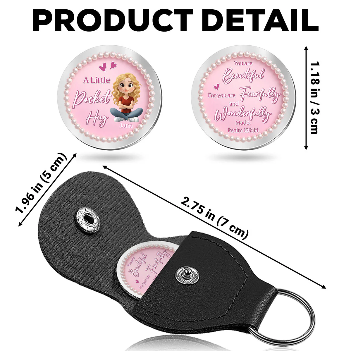 The Reminder You Will Need - Personalized Custom 3D Effect Pocket Hug - Image 5