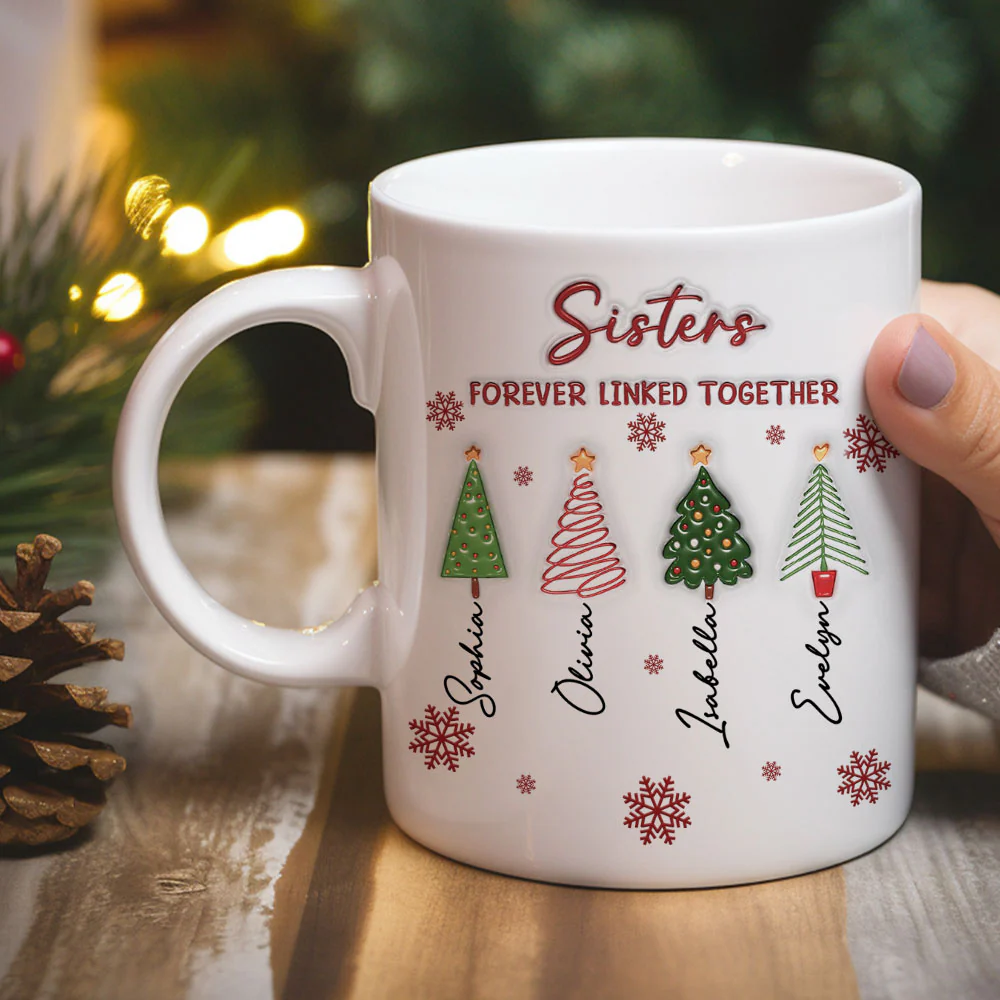 The Root Keeps Brother And Sister Together - Personalized Custom 3D Inflated Effect Coffee Mug - Image 2