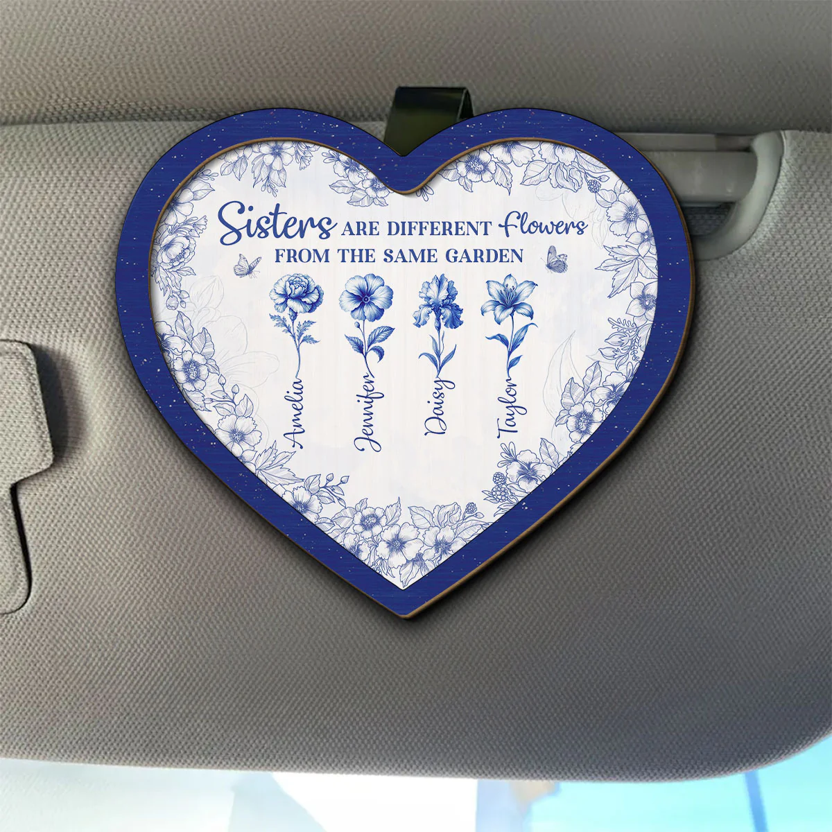 The Same Garden - Personalized Custom Car Visor Clip - Image 4