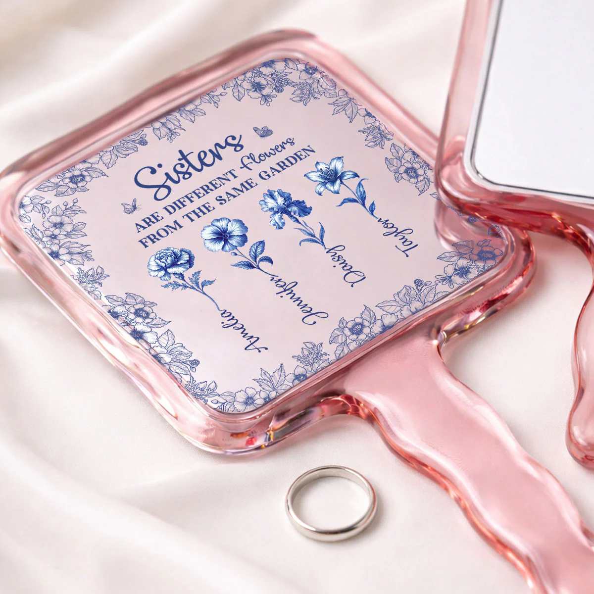 The Same Garden - Personalized Custom Handheld Mirror - Image 2