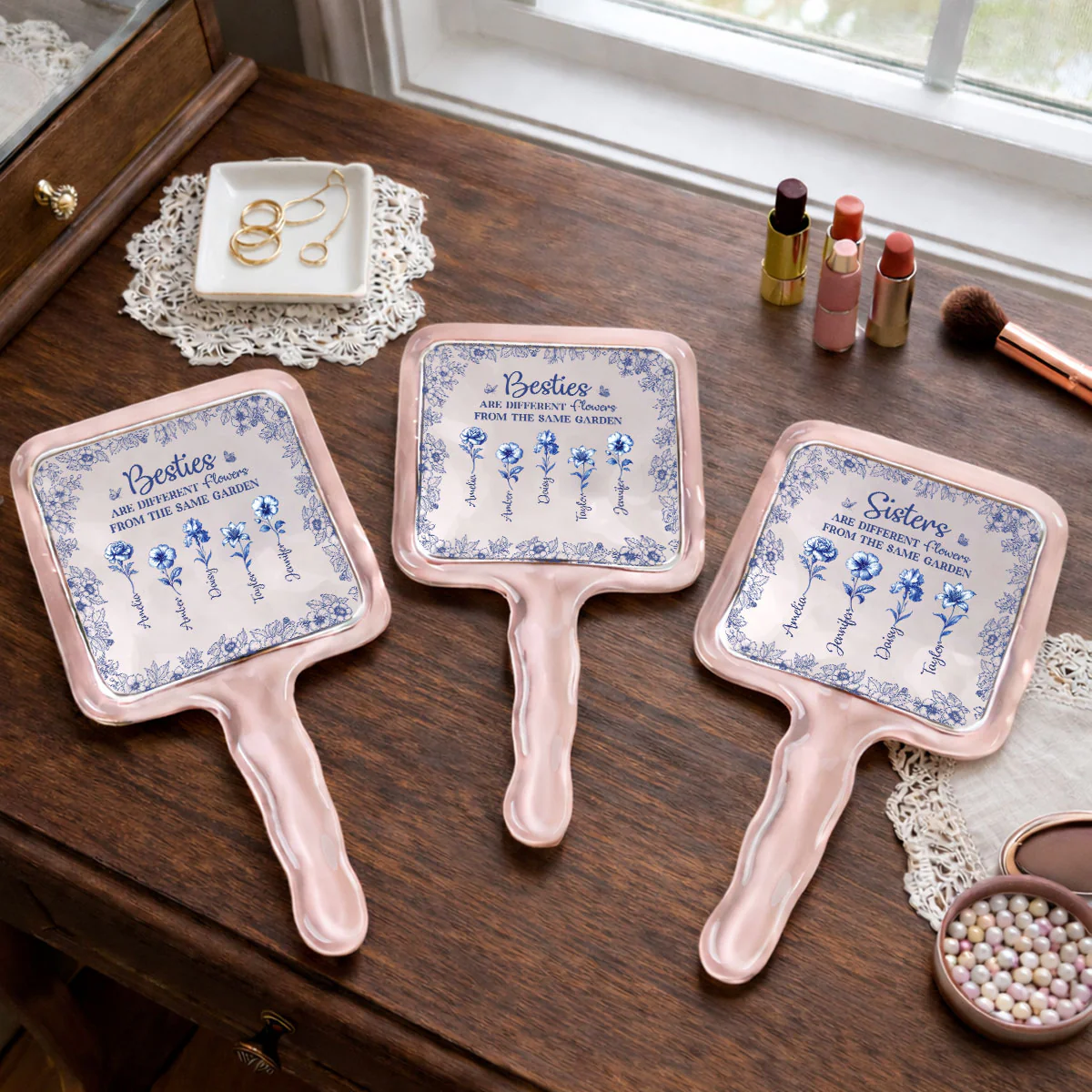 The Same Garden - Personalized Custom Handheld Mirror - Image 4