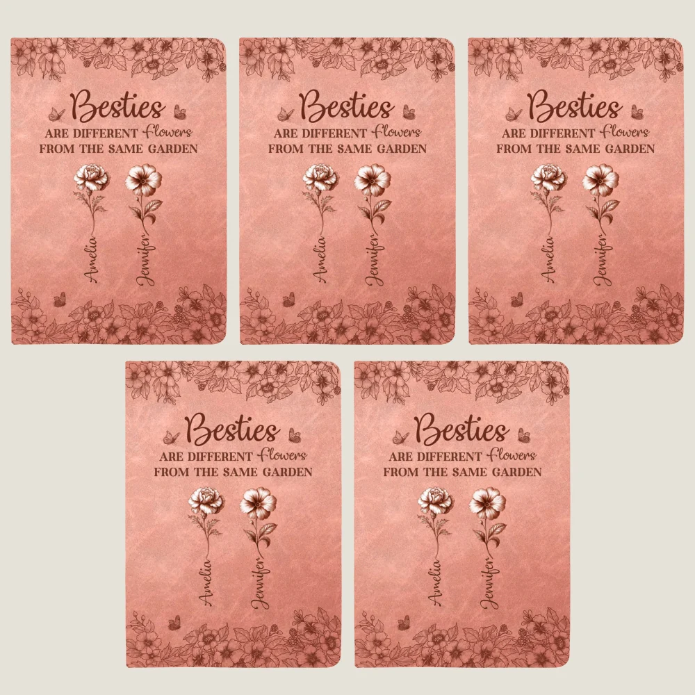 The Same Garden - Personalized Custom Leather Journal - Image 14