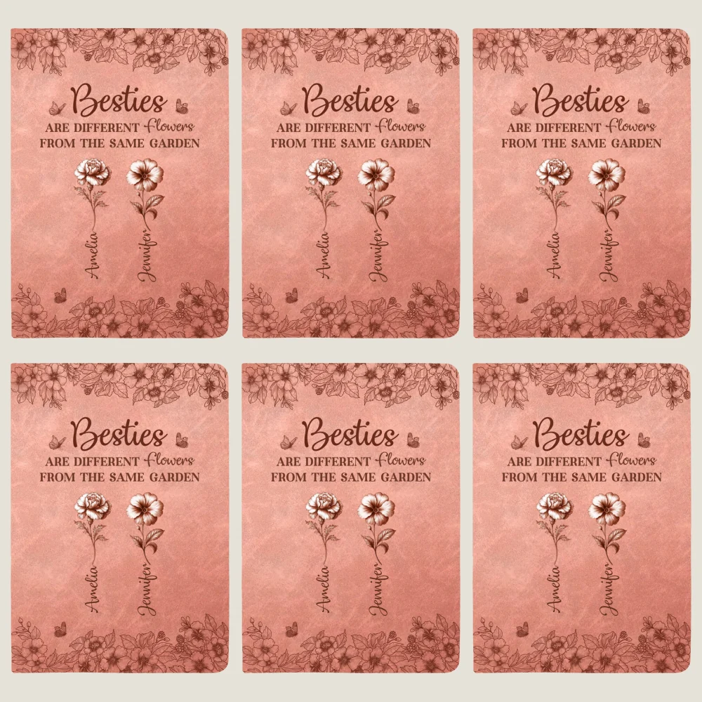 The Same Garden - Personalized Custom Leather Journal - Image 15