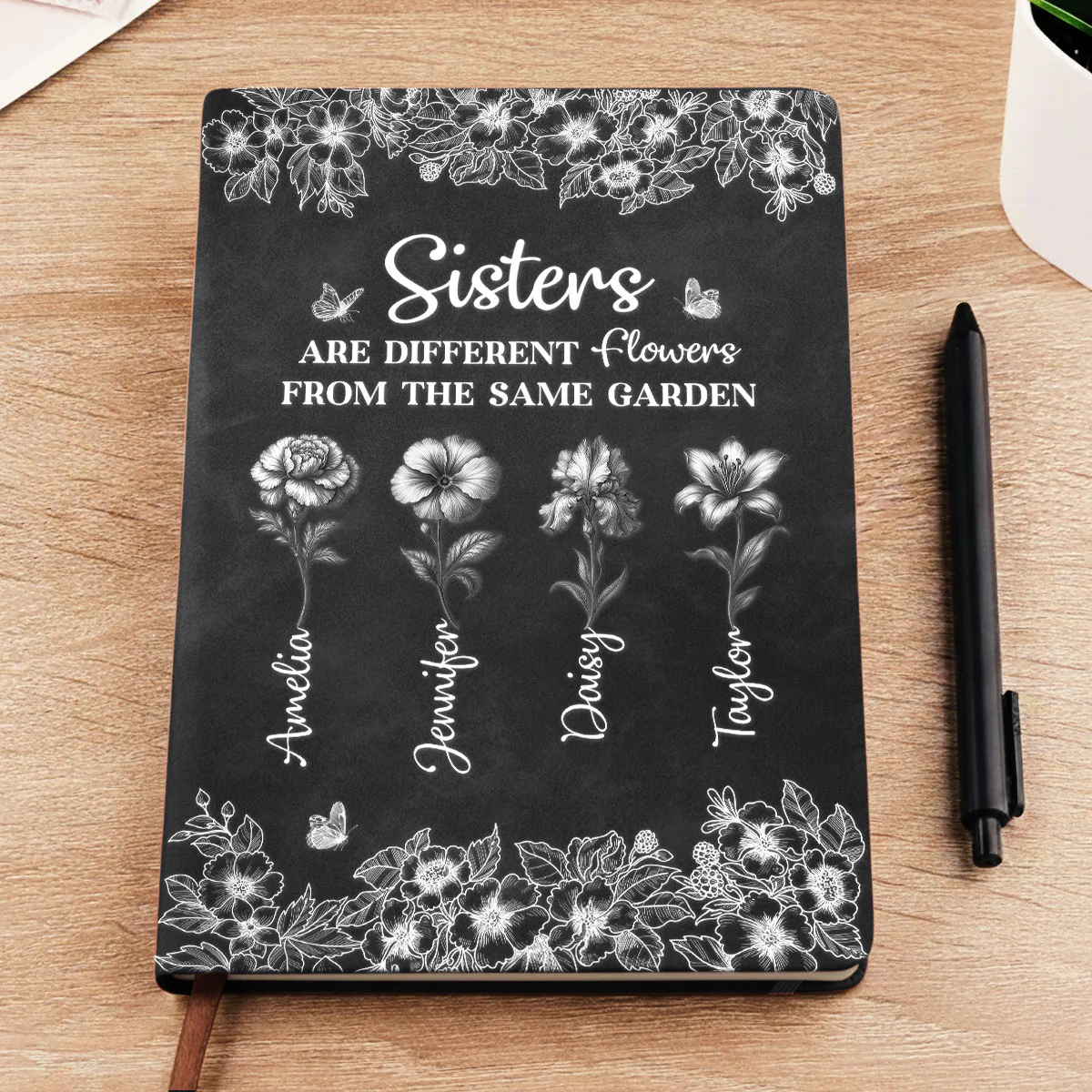 The Same Garden - Personalized Custom Leather Journal - Image 2