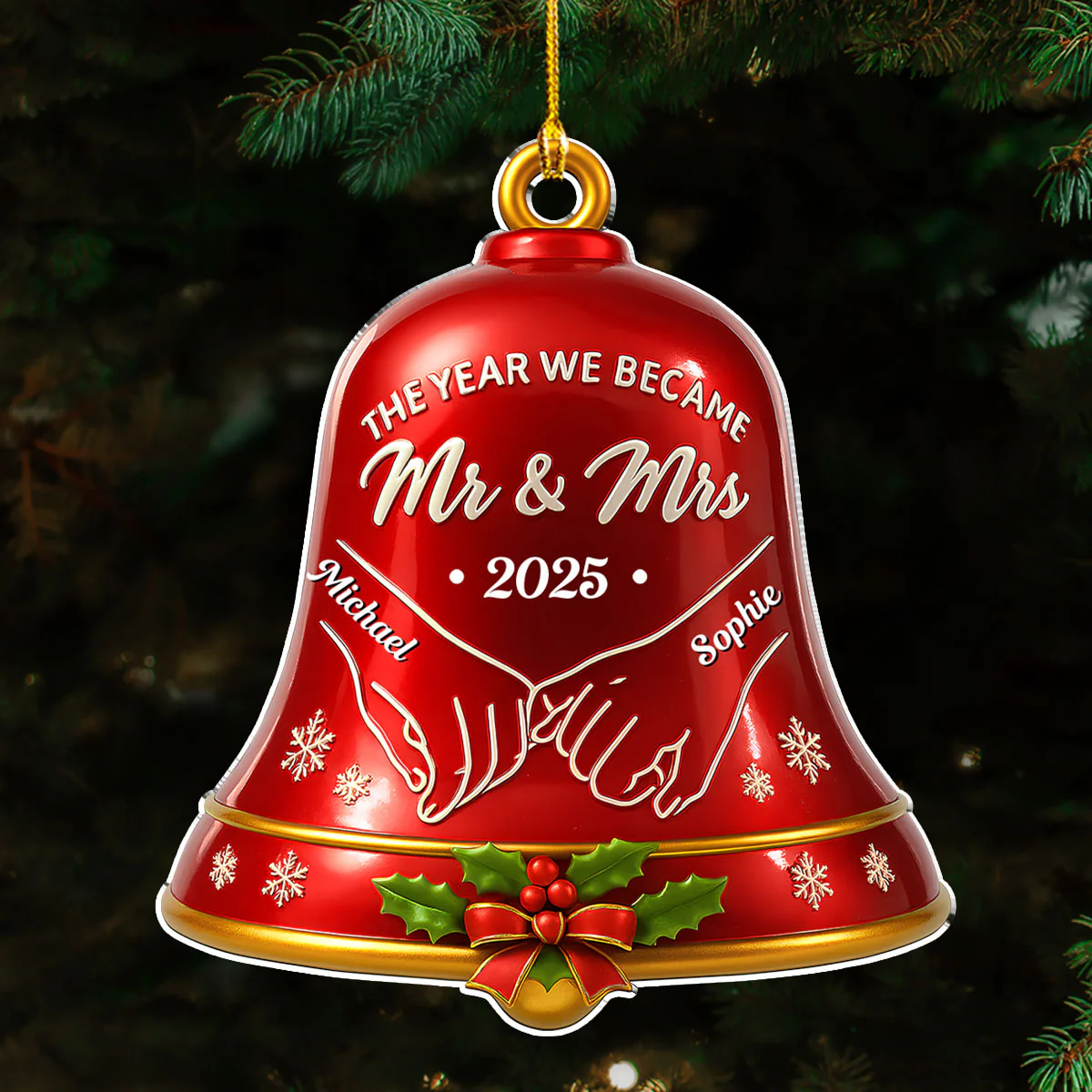 The Sound Of Cathedral - Personalized Custom 3D Effect Acrylic Ornament - Image 2