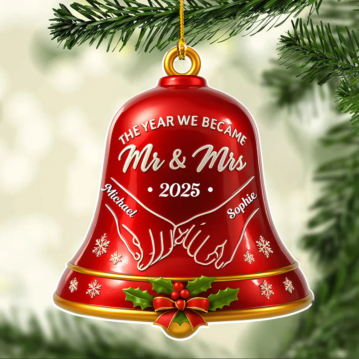 The Sound Of Cathedral - Personalized Custom 3D Effect Acrylic Ornament - Image 3