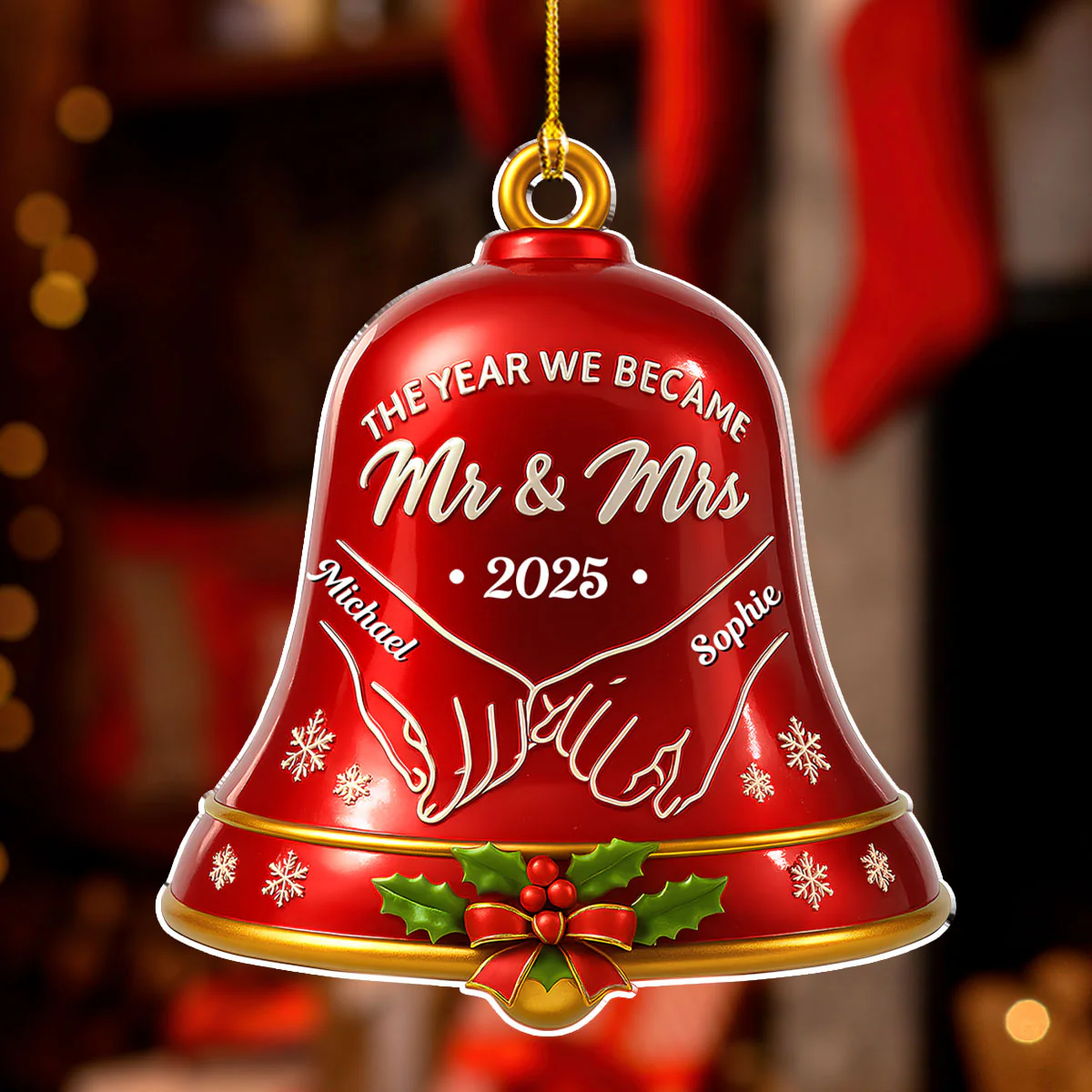 The Sound Of Cathedral - Personalized Custom 3D Effect Acrylic Ornament - Image 4