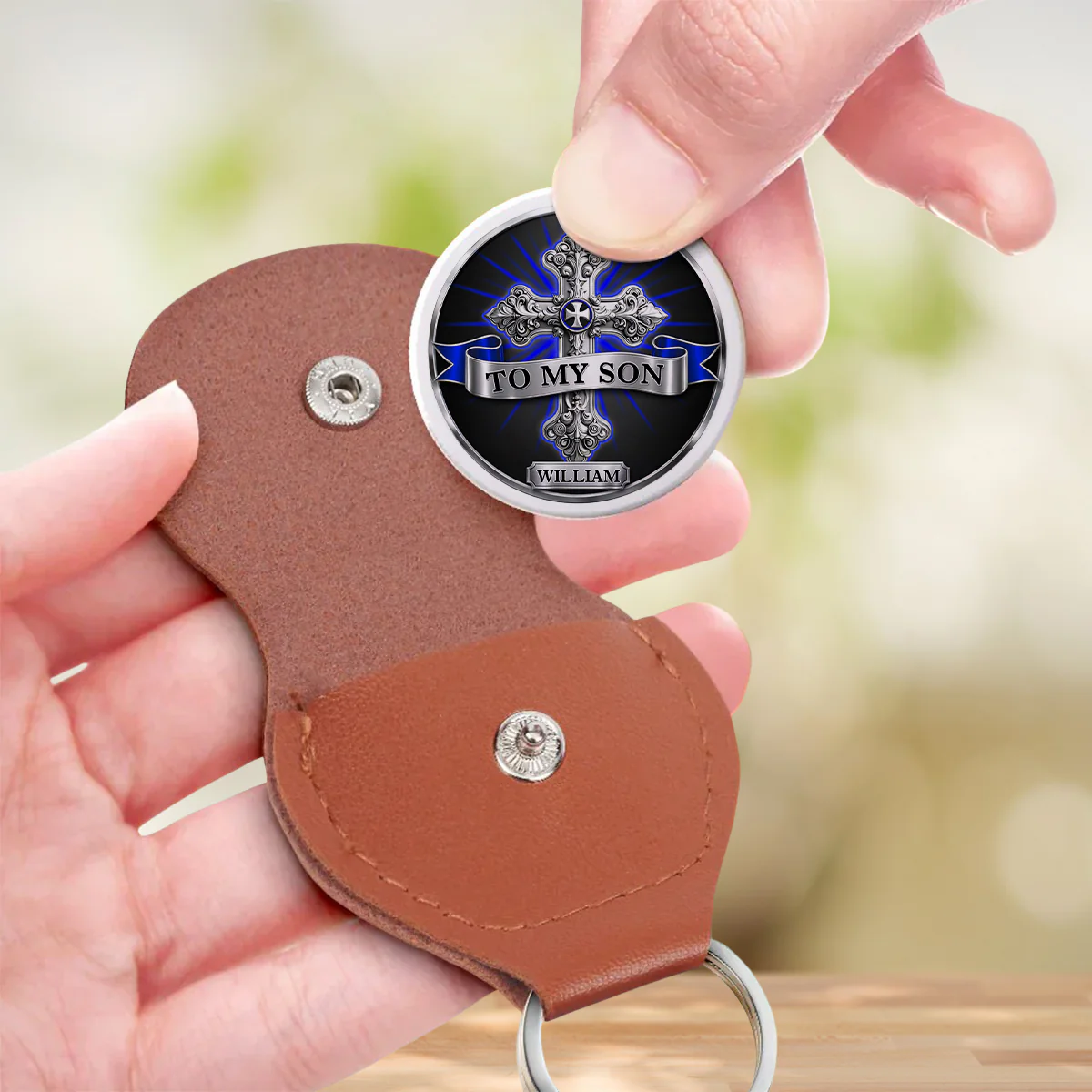 The Strongest Man - Personalized Custom 3D Effect Pocket Hug - Image 4