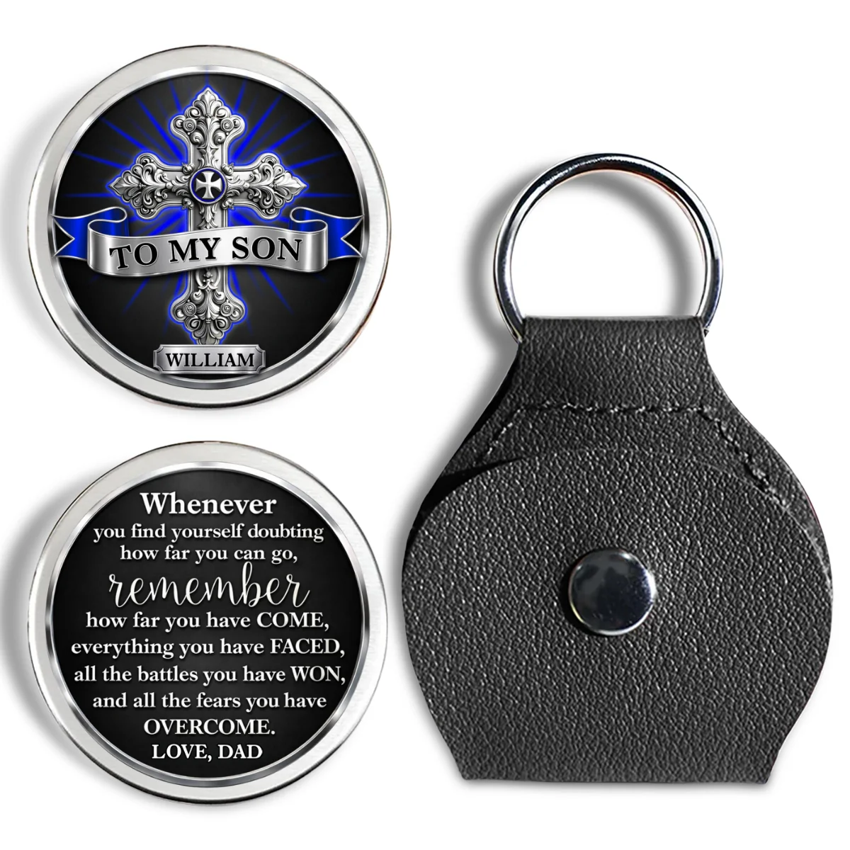 The Strongest Man - Personalized Custom 3D Effect Pocket Hug - Image 7
