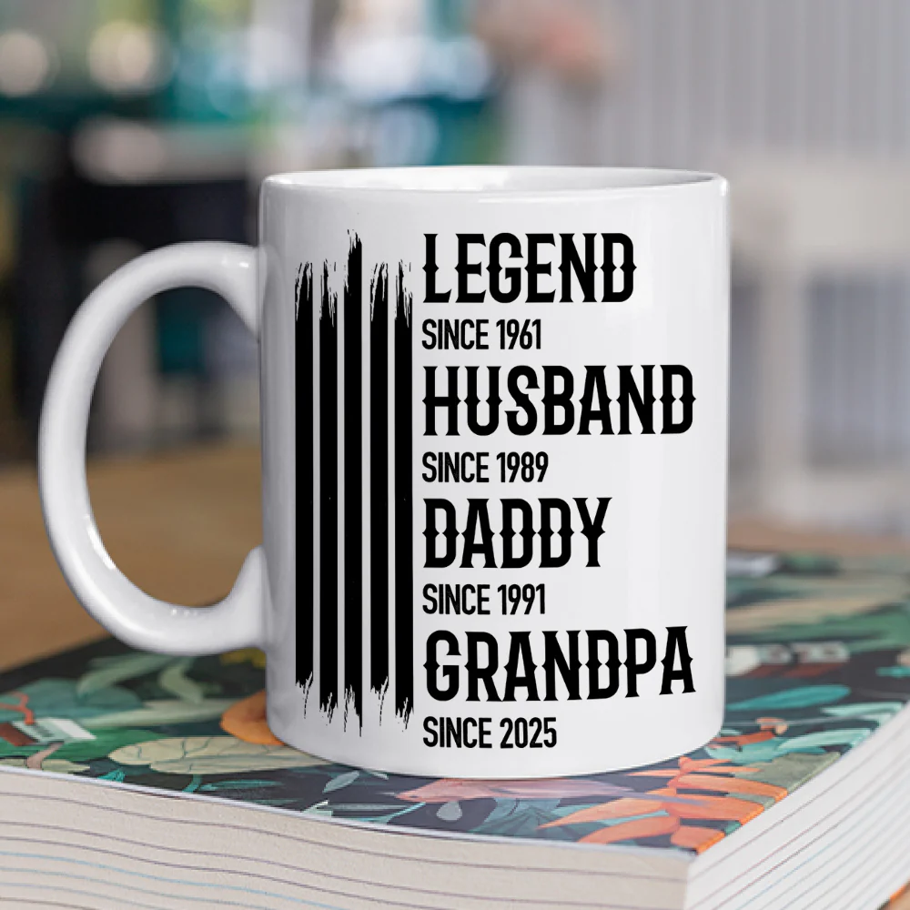 The True Legend - Personalized Custom Coffee Mug - Image 2