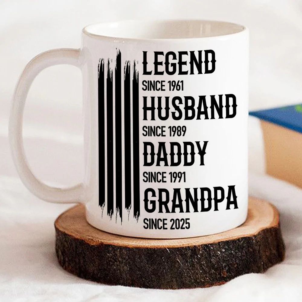 The True Legend - Personalized Custom Coffee Mug - Image 5