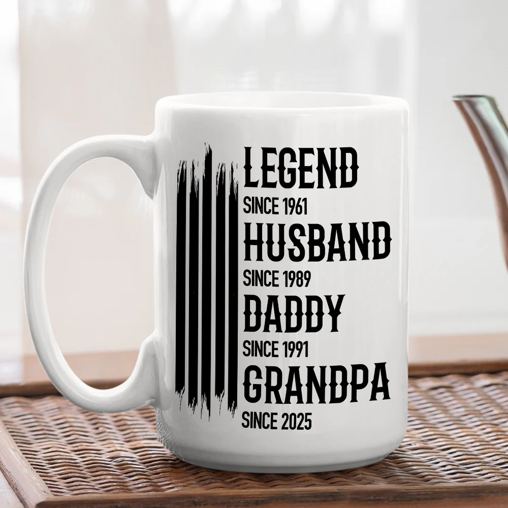 The True Legend - Personalized Custom Coffee Mug - Image 7