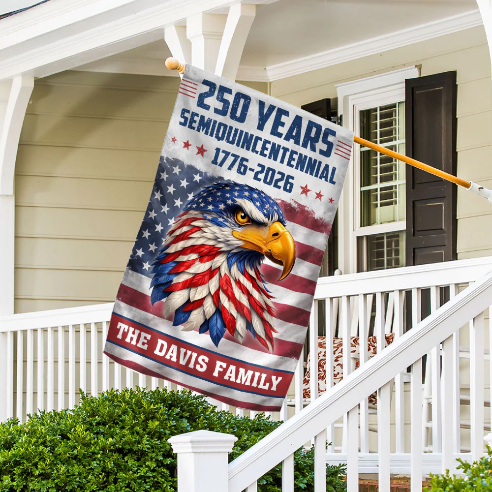 The Year We Remember - Personalized Custom Flag - Image 5