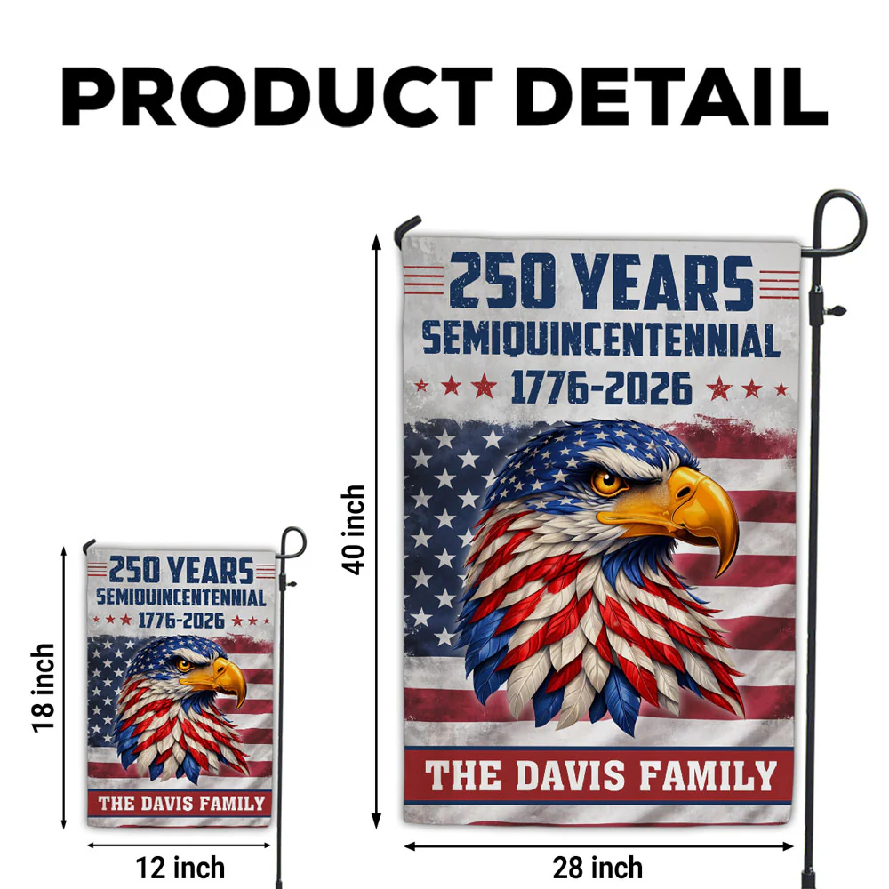 The Year We Remember - Personalized Custom Flag - Image 6