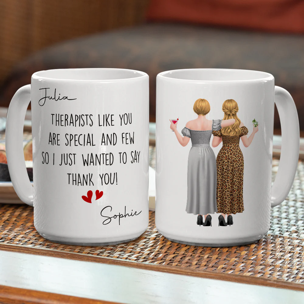Therapists Like You Are Special - Personalized Custom Coffee Mug - Image 4