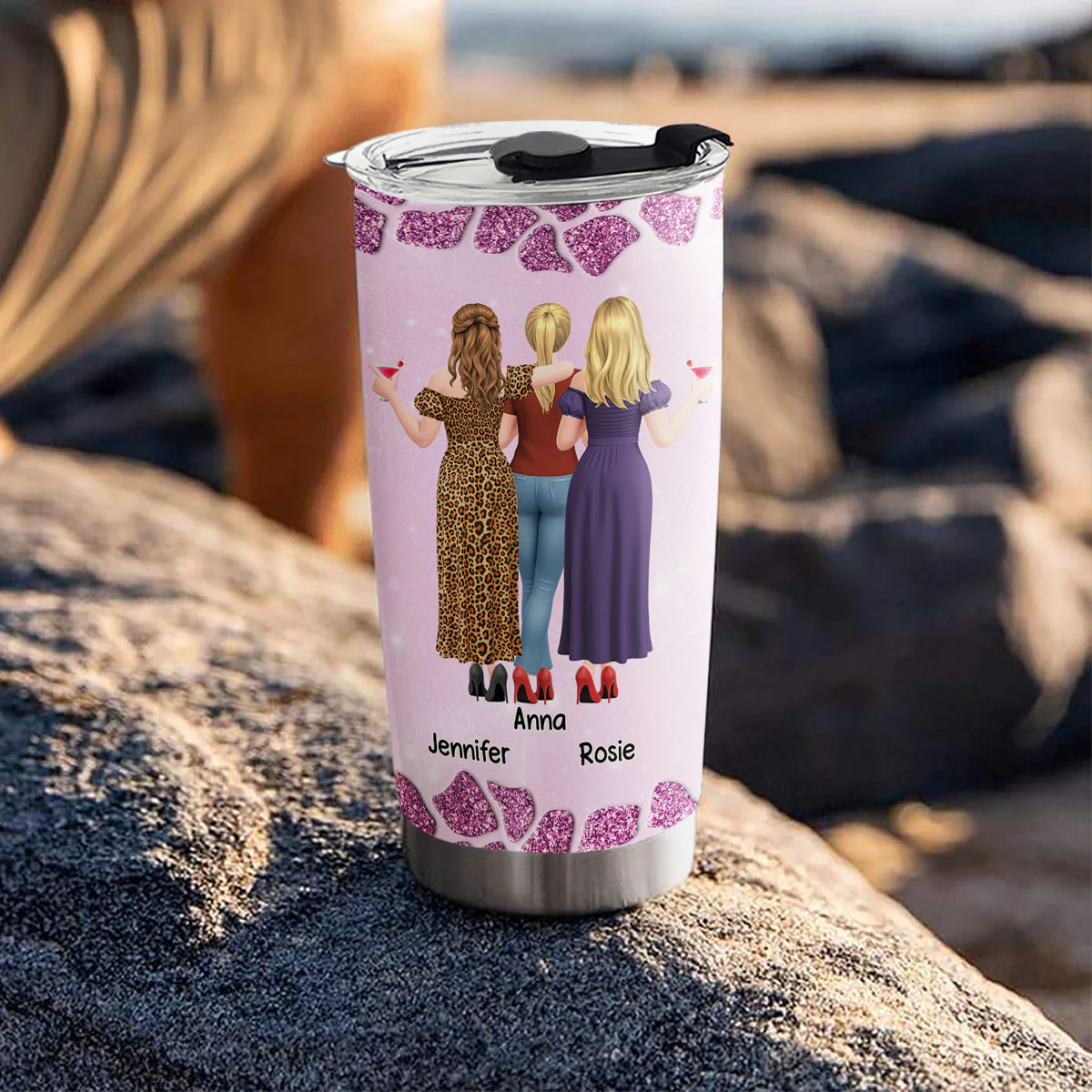 Therapy I Need Is You - Personalized Custom 3D Effect Tumbler - Image 4