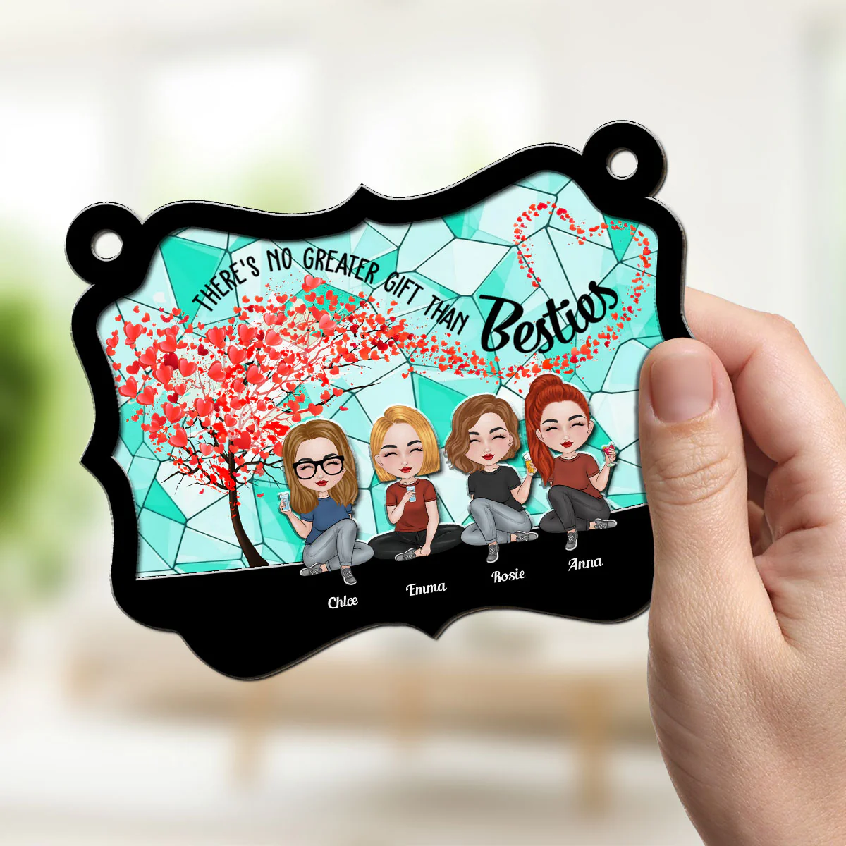 There's No Greater Gift - Personalized Custom Suncatcher - Image 2