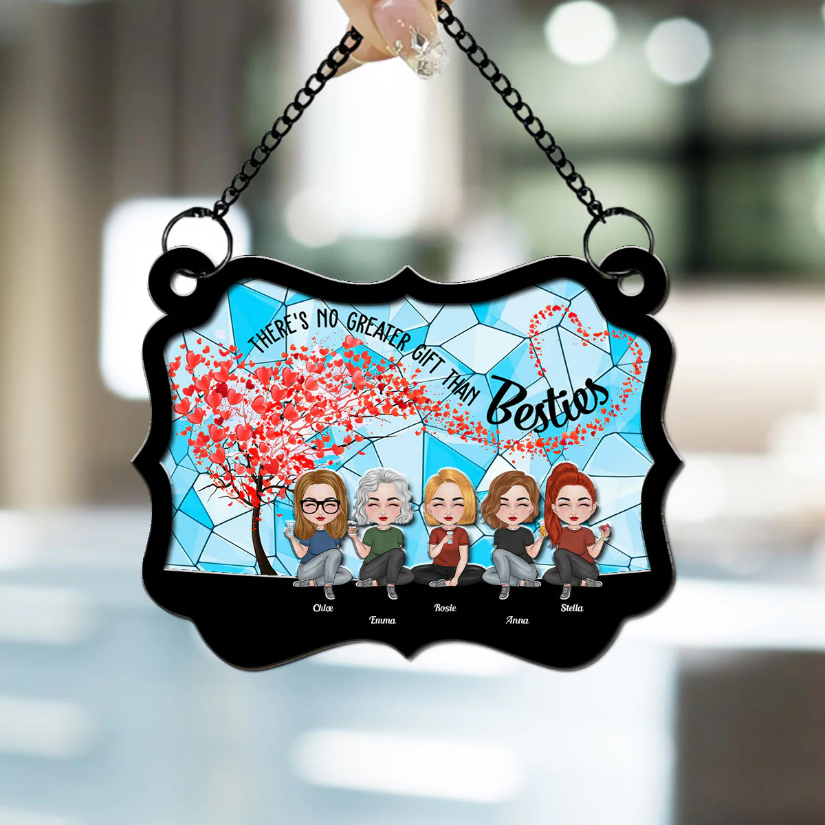 There's No Greater Gift - Personalized Custom Suncatcher - Image 3