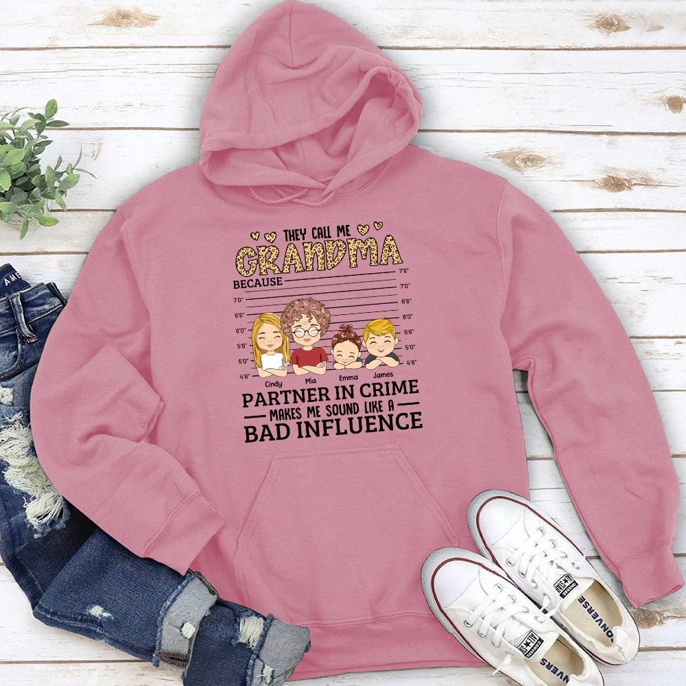 They Call Me Grandma - Personalized Custom Hoodie - Image 8