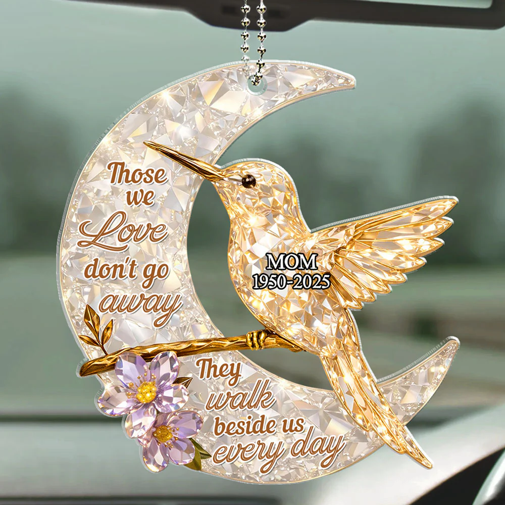 They Never Go Away Golden Ver - Personalized Custom 3D Effect Car Ornament - Image 4