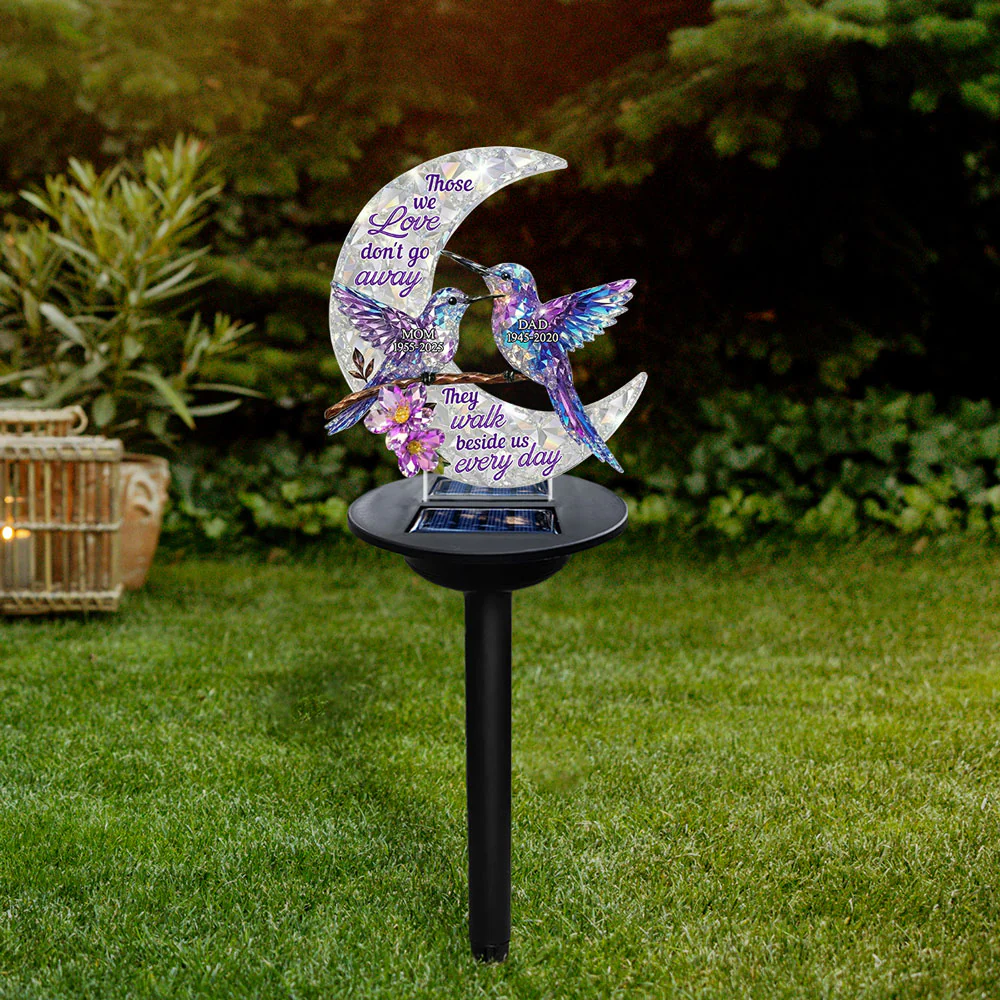 They Never Go Away - Personalized Custom 3D Effect Solar Light - Image 4