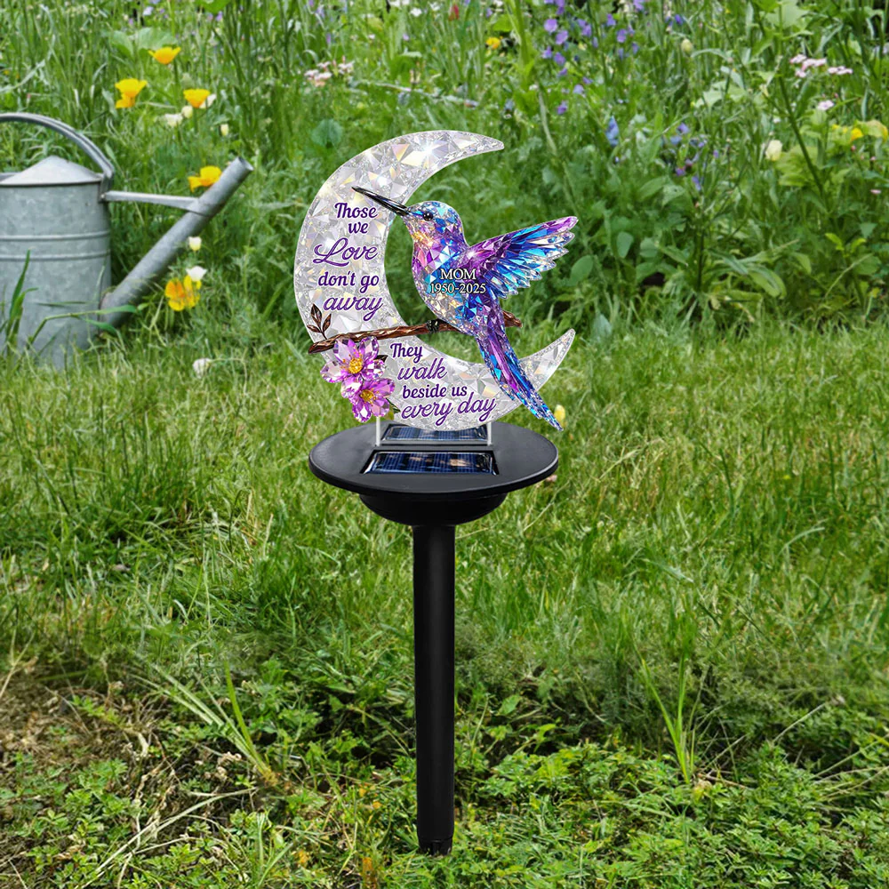 They Never Go Away - Personalized Custom 3D Effect Solar Light - Image 5