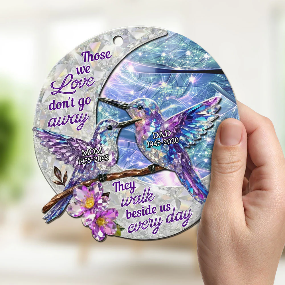 They Never Go Away - Personalized Custom 3D Effect Suncatcher - Image 3