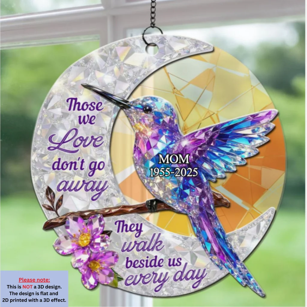 They Never Go Away - Personalized Custom 3D Effect Suncatcher - Image 5