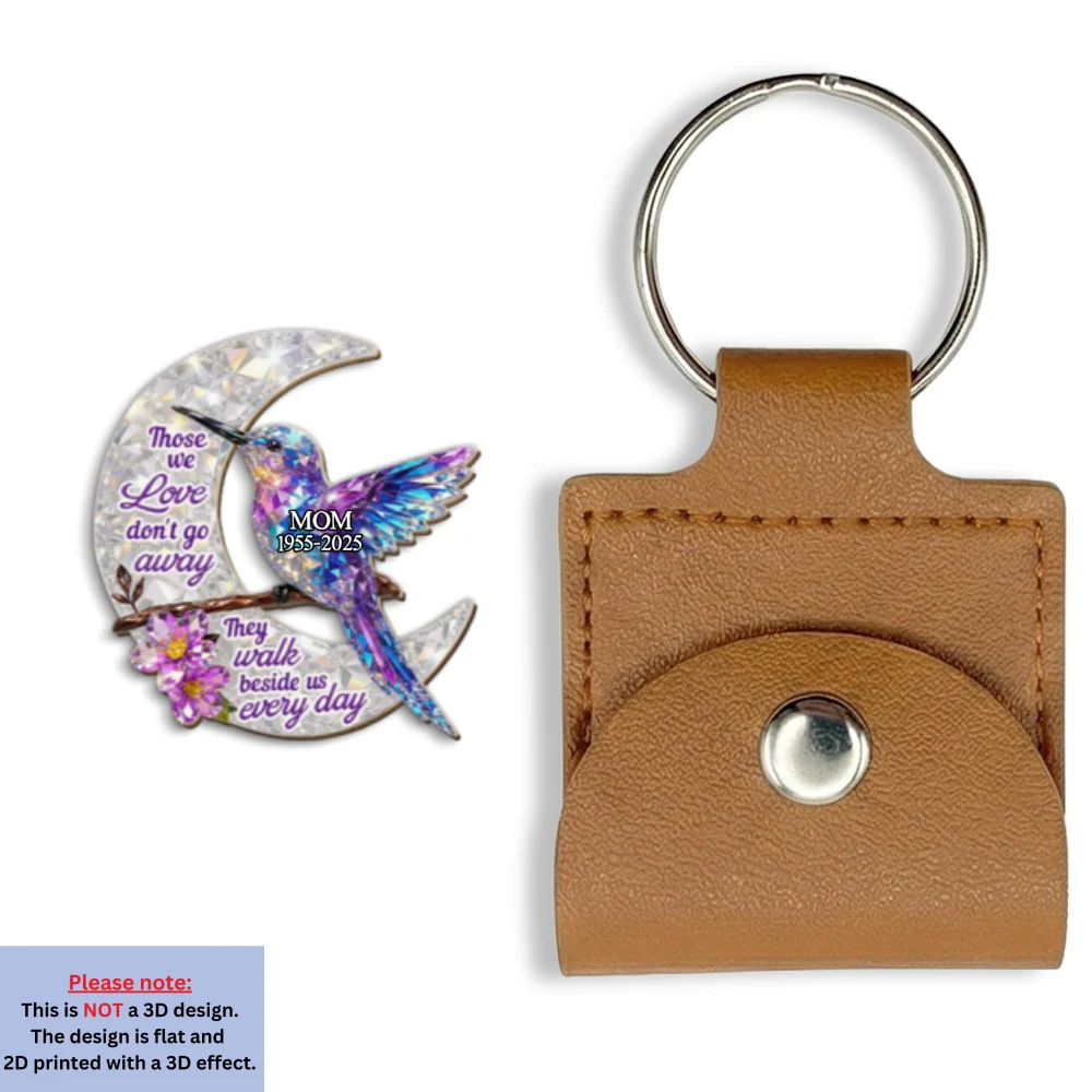 They Never Go Away - Personalized Custom 3D Effect Wooden Pocket Hug - Image 7
