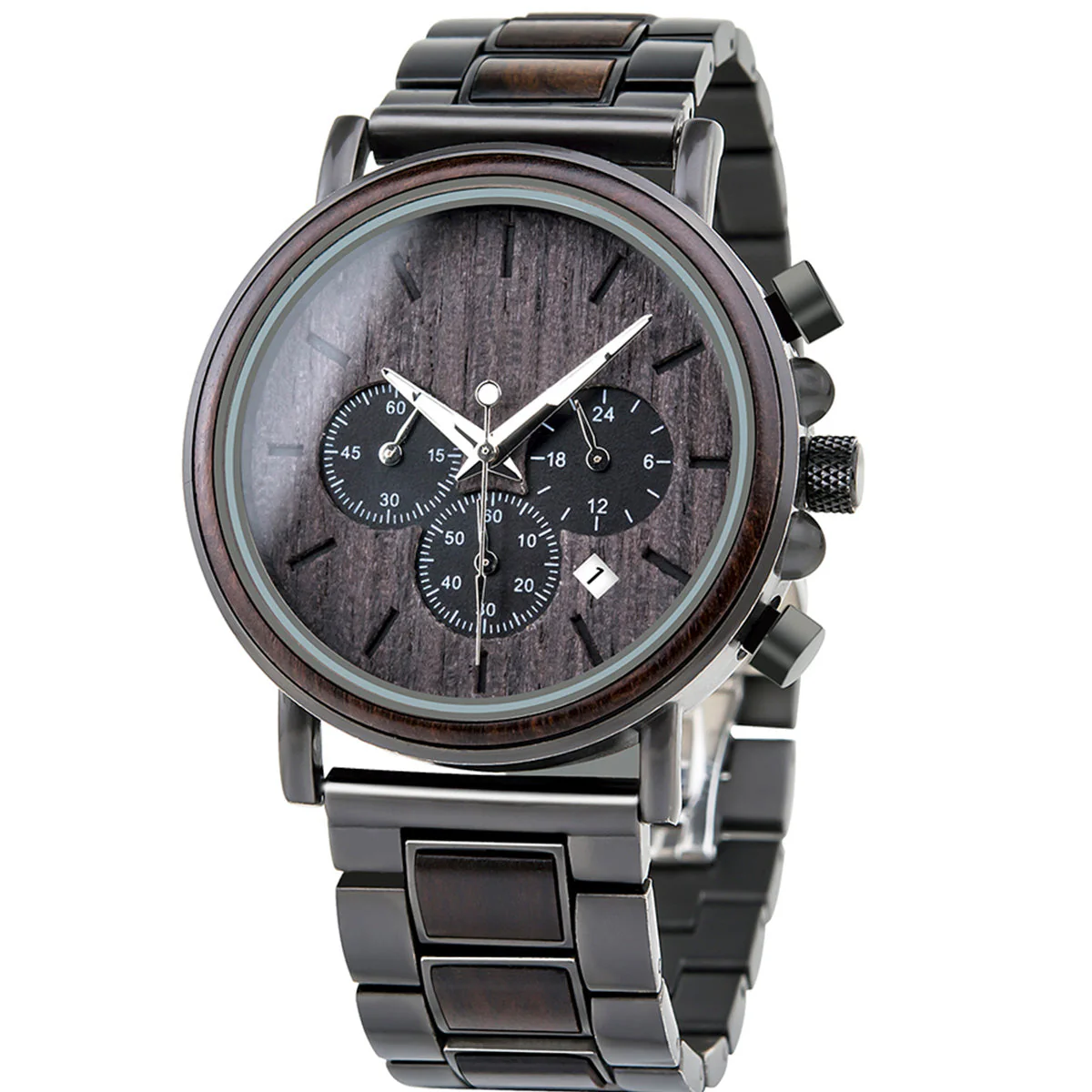 Think Of Me With Every Passing Moment  - Personalized Engraved Wooden Watches GQ026 - Image 4