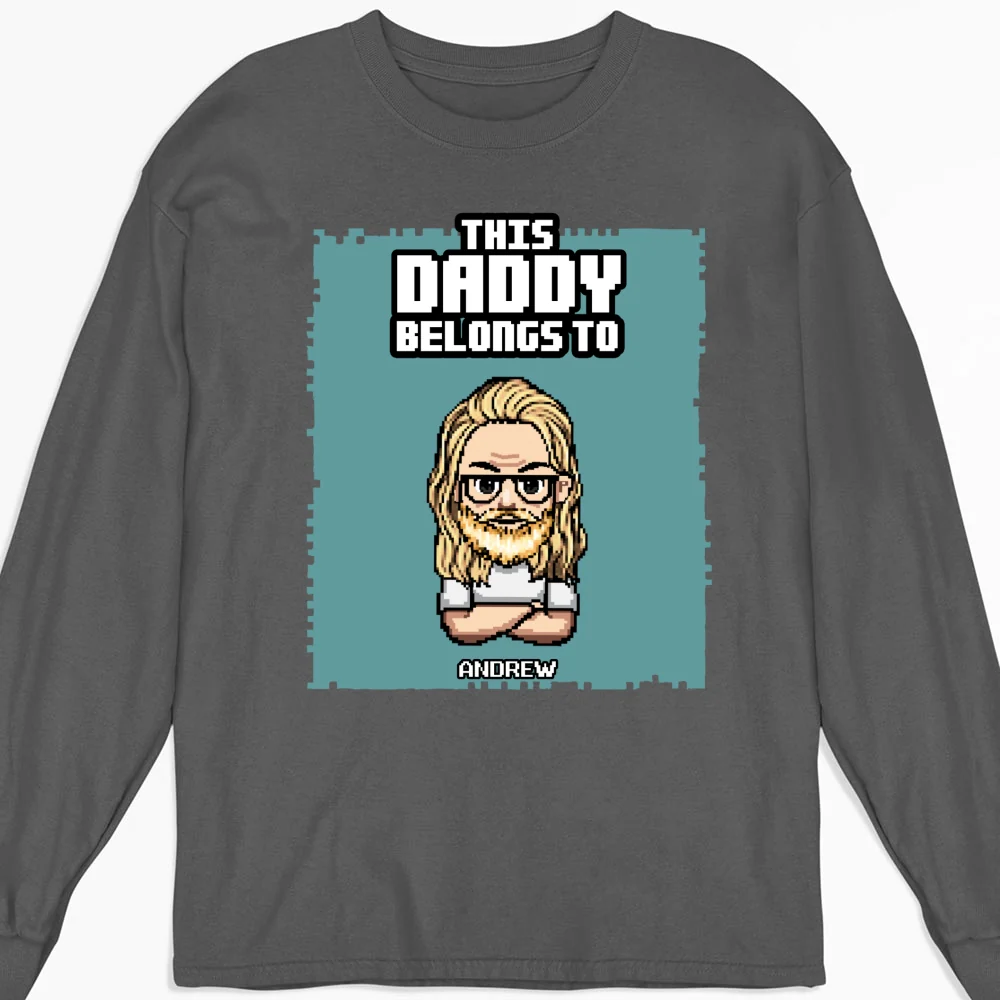 This Daddy Belongs To - Personalized Custom Shirt - Image 11