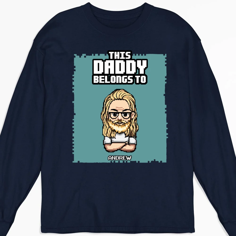 This Daddy Belongs To - Personalized Custom Shirt - Image 12