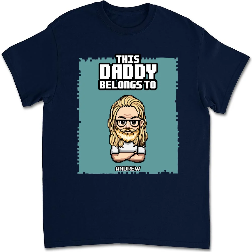 This Daddy Belongs To - Personalized Custom Shirt - Image 9