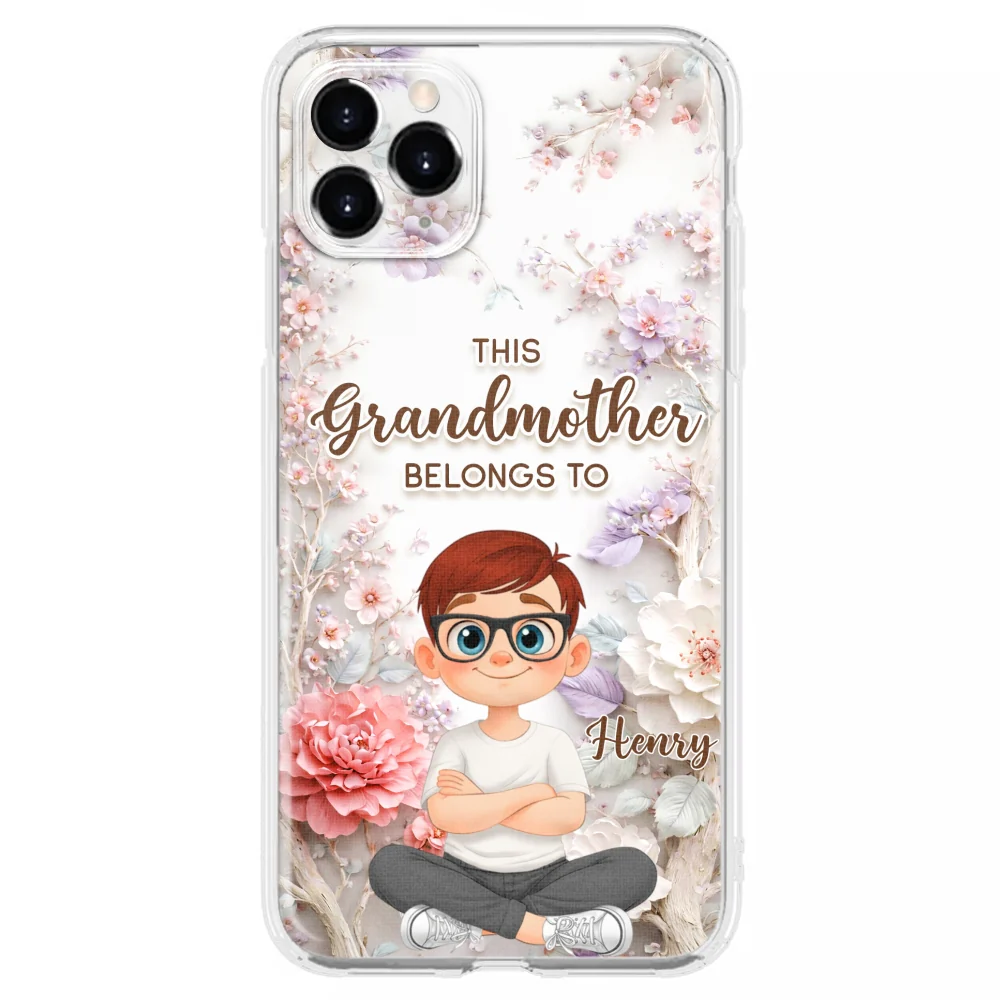 This Grandma Belongs To -  Personalized Custom 3D Effect Phone Case - Image 10