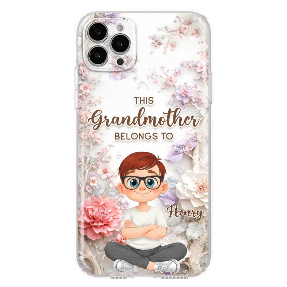 This Grandma Belongs To -  Personalized Custom 3D Effect Phone Case - Image 16
